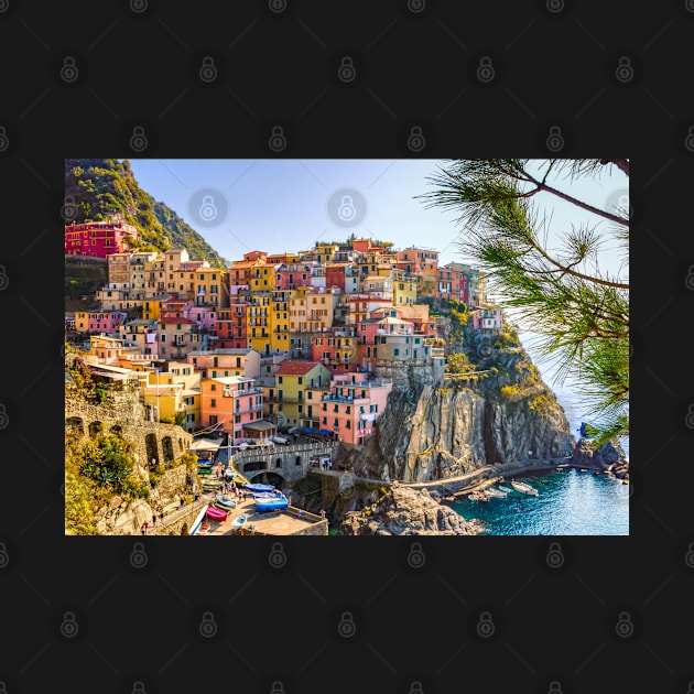 Italian Seaside Beach Town Photography by Unique Treats Designs