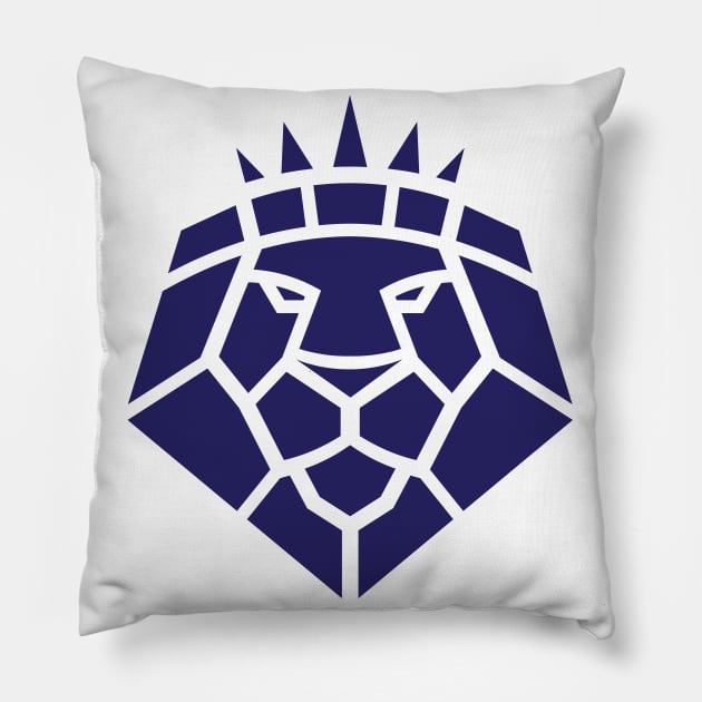 Lion Royal Pillow by MplusC