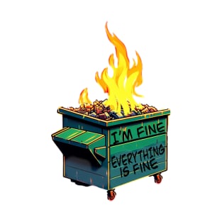 Funny Dumpster Fire T-Shirt