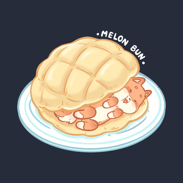 Melon Shiba Bun by BiillustrationID