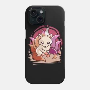 Lesbian Cute Kitsune Phone Case