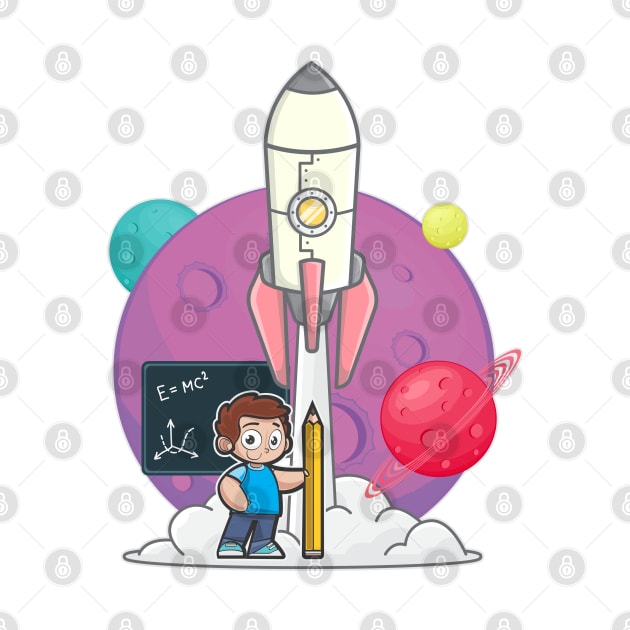 Little rocket scientist by FunawayHit