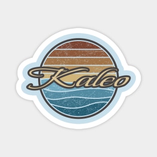 Kaleo Retro Waves Magnet