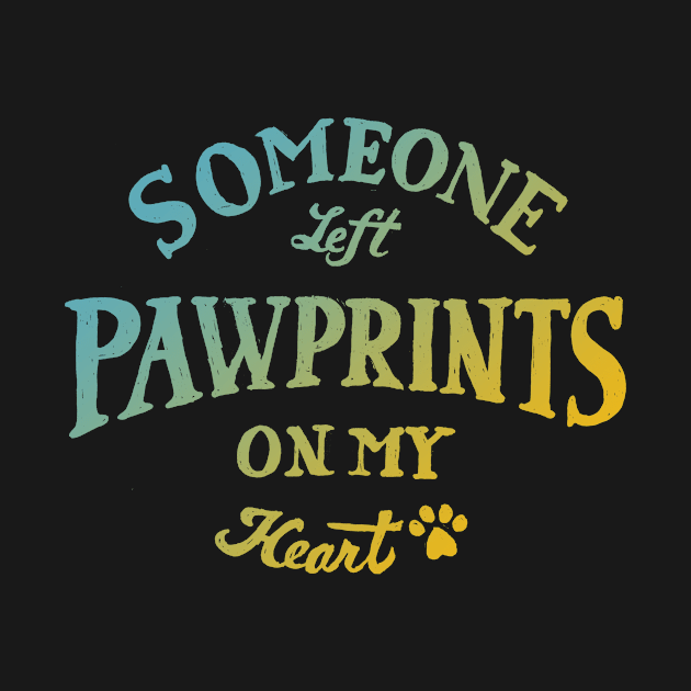 Someone Left Paw Prints... (Yellow) by veerkun