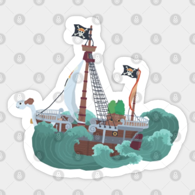Going merry Sticker for Sale by Sippinsumtea