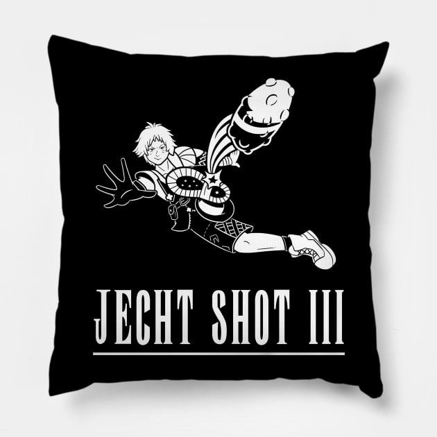 Jecht Shot III (White) Pillow by Coppi