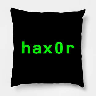 hax0r - Green Pillow