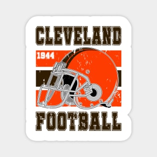 Cleveland Retro Football Magnet