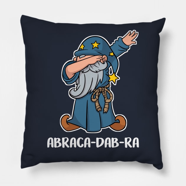 Dabbing Wizard Pillow by scribblejuice