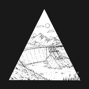 triangle mountains view T-Shirt