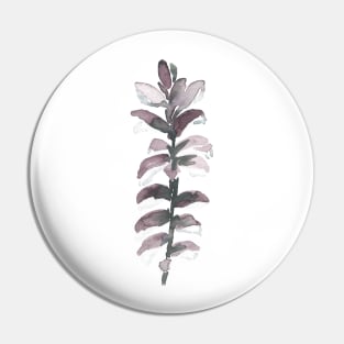 Acanthus, floral watercolor painting Pin