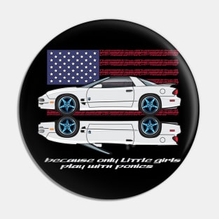 USA - Last of the breed-white combo Pin