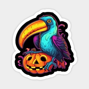 Toucan Halloween Magnet