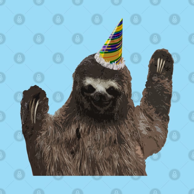 Party Sloth by hunnydoll