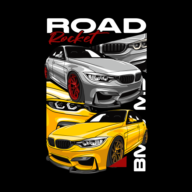 Road Rocket M3 F80 by Harrisaputra