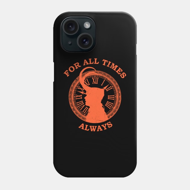 for time always orange Phone Case by aldistar