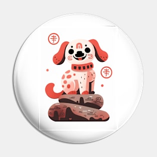 Zodiac Dog Charm: Symbol of Loyalty Pin