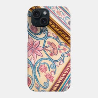 Palace wall motifs in Rajasthan, India Phone Case