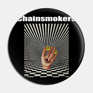 Illuminati Hand Of Chainsmokers Pin