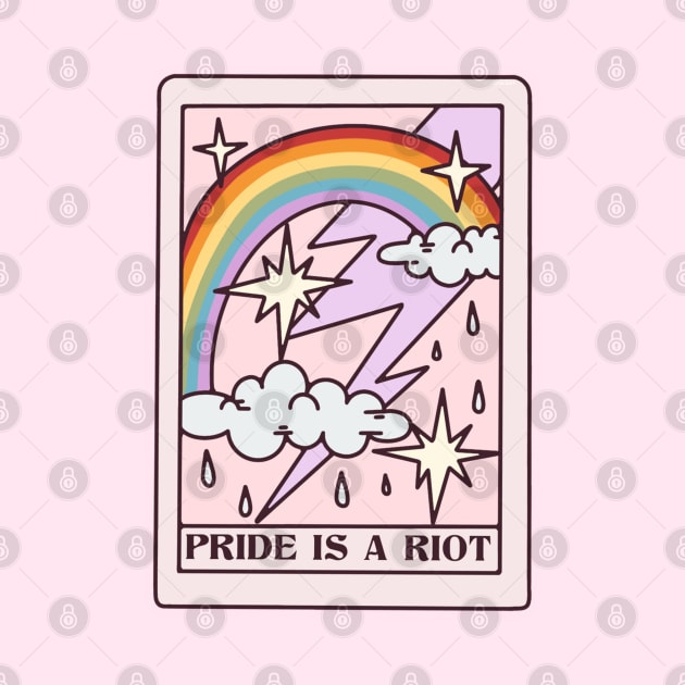 Pride Is A Riot Tarot Card by chiaraLBart