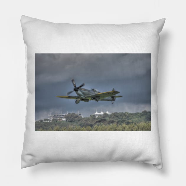 Supermarine Spitfire Mk LF XVIe TE311 Pillow by Nigdaw