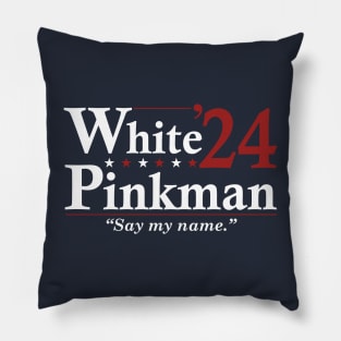 Walter WHITE and PINKMAN 2024 Election - Funny Election Pillow