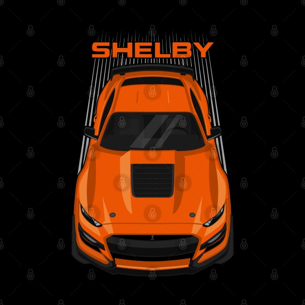 Ford Mustang Shelby GT500 2020-2021 - Twister Orange by V8social