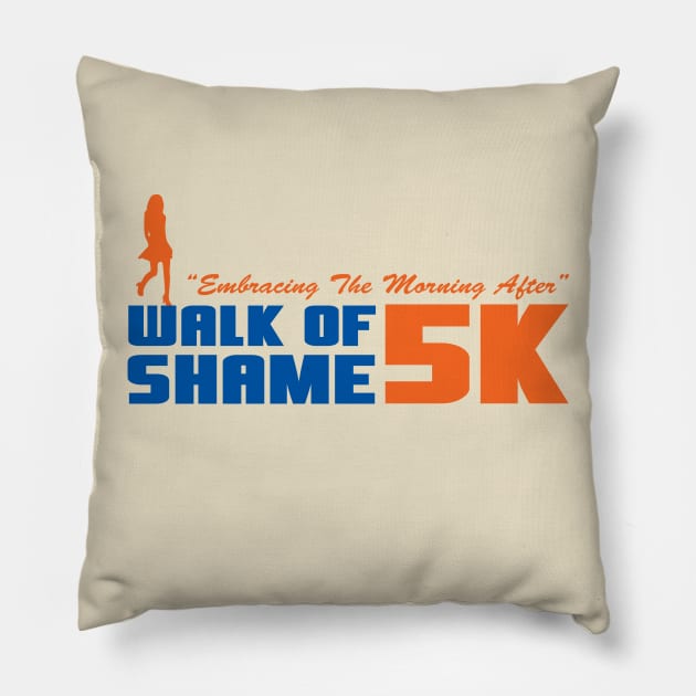 Walk Of Shame Pillow by Cosmo Gazoo