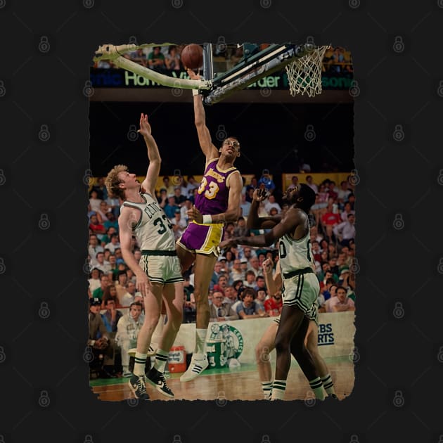 Kareem Abdul Jabbar vs Larry Bird and Robert Parish by Milu Milu