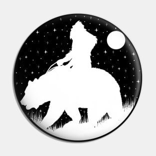 Bigfoot Bear Silhouette Pin