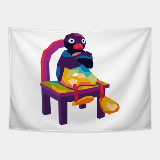 Angry Penguin Meme Tapestry