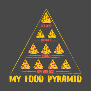 pizza my food pyramid T-Shirt