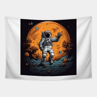 astronaut halloween Tapestry