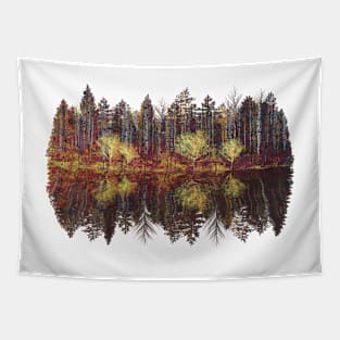 Magic Forest by Autumn Season Tapestry