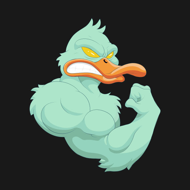 Duck Mascot muscle by isalnesia