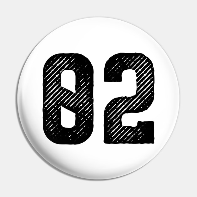 Rough Number 02 Pin by colorsplash