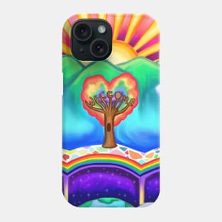 Welcome to Paradise Beyond the Rainbow Bridge Phone Case