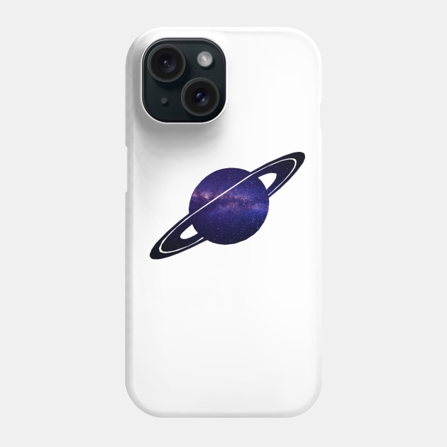 Saturn & Space Phone Case by LazarIndustries