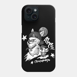 Street Wear Moogli and Chocobo-no-Ko (Moogle and Chocobo Chick) in game glamour from FF14 Phone Case