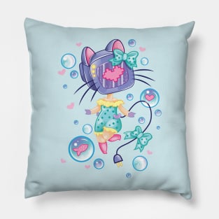 Kitty TV Pillow