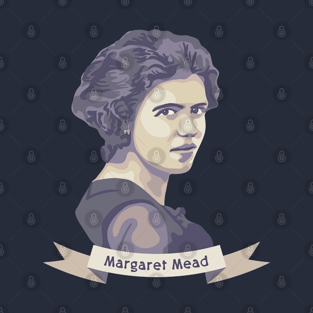 Margaret Mead Portrait by Slightly Unhinged