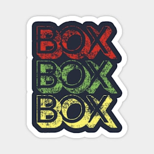 Box Box Box Magnet