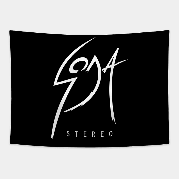 Soda Stereo logo Tapestry by w.d.roswell