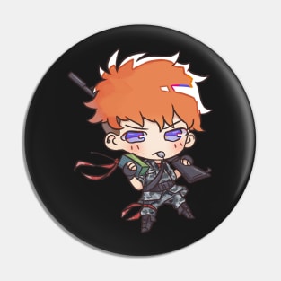 Riou Chibi sticker- HypMic Pin