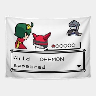 Monster battle Digimon Universe Tapestry