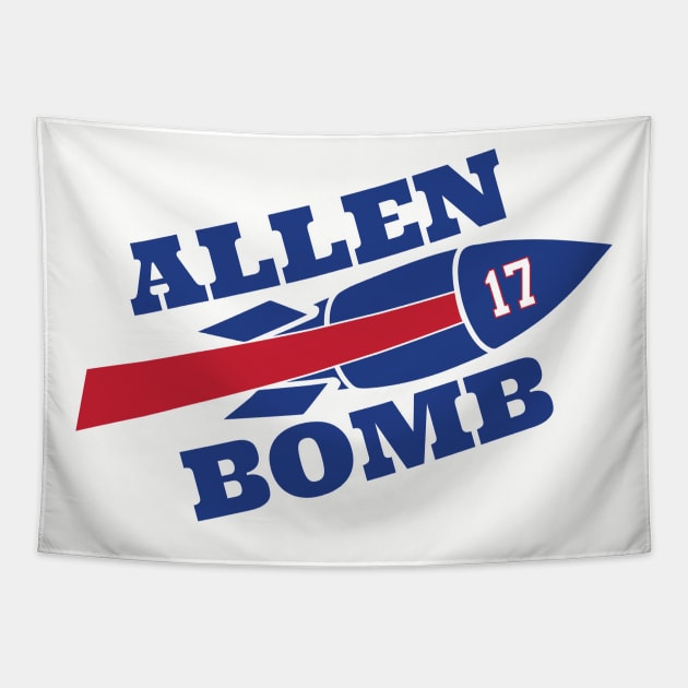 Allen Bomb Tapestry by acurwin