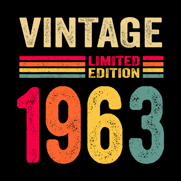 Vintage 1963 Limited Edition Birthday by sueannharley12