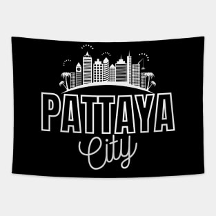 Pattaya City Thailand Tapestry