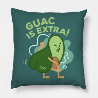 Guac Is Extra Pillow