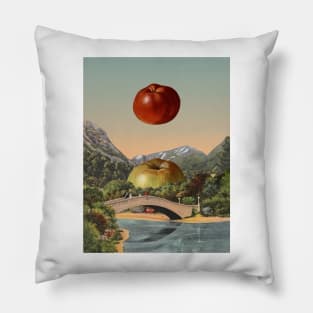 Apple Country - Surreal/Collage Art Pillow